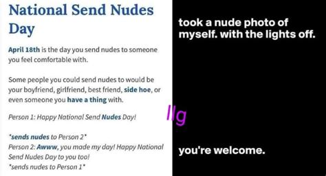 national send nudes day|Everything You Need to Know About National Send a Nude Day